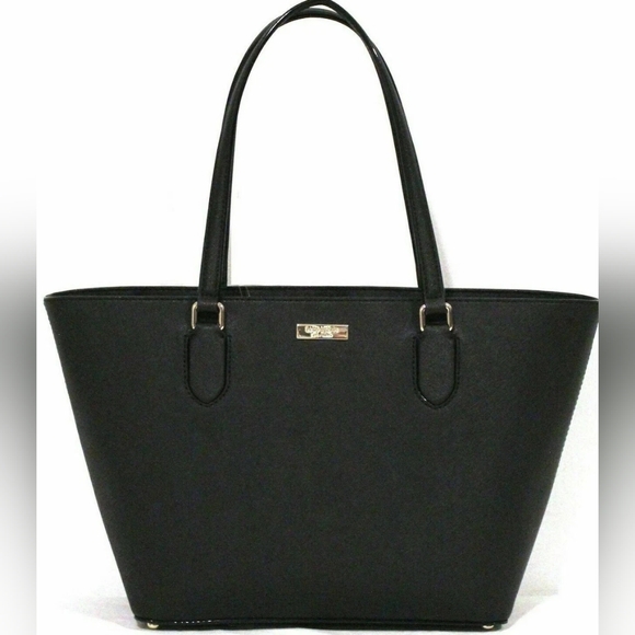 kate spade Handbags - Kate Spade Classic Black Leather Tote